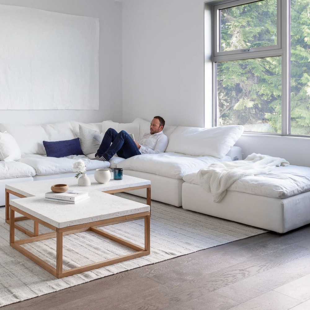Cloud Classic Modular Customizable Corner Sofa Feather Down – Banana Home