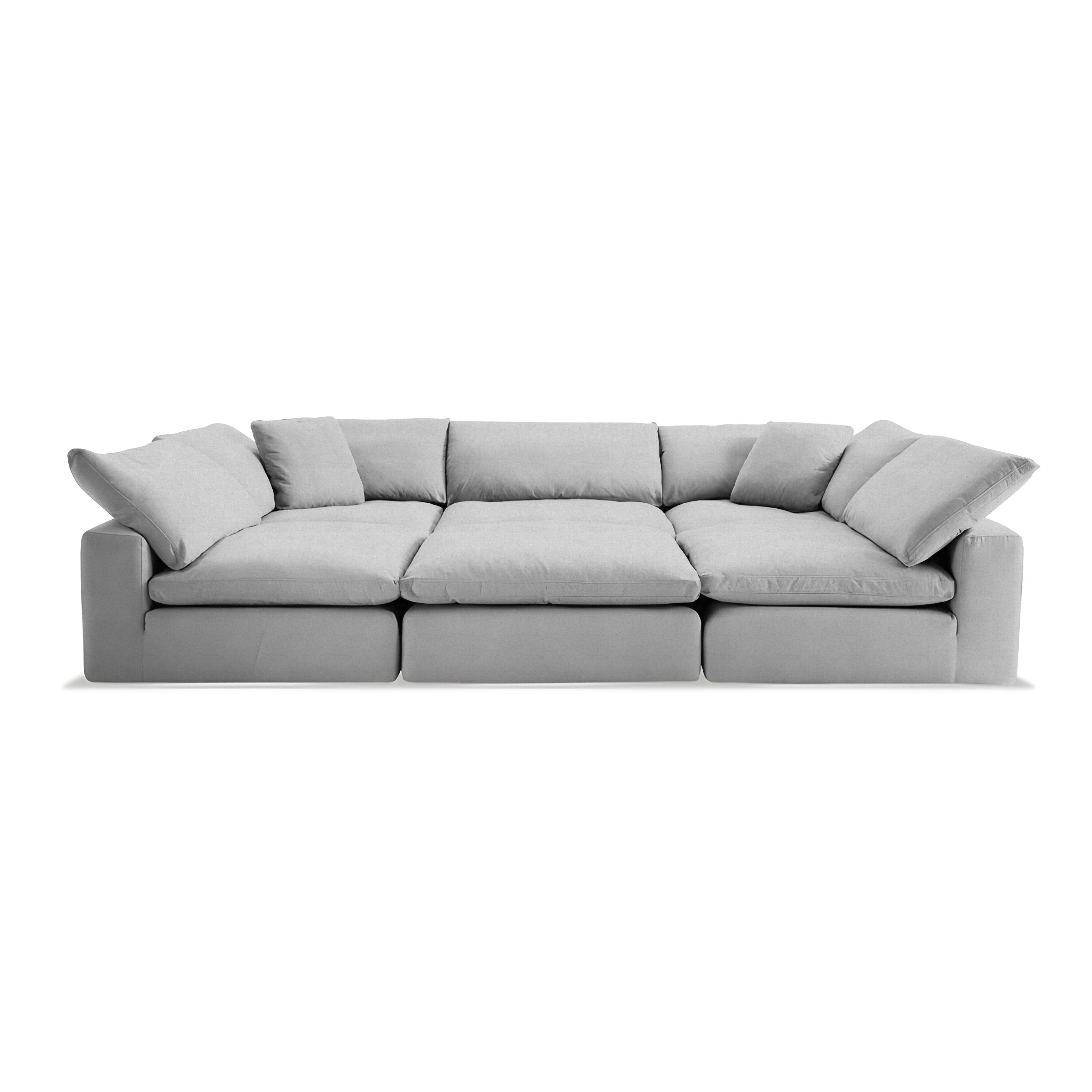 Gray store cloud sectional